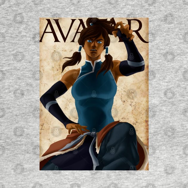 Avatar Korra by mcashe_art